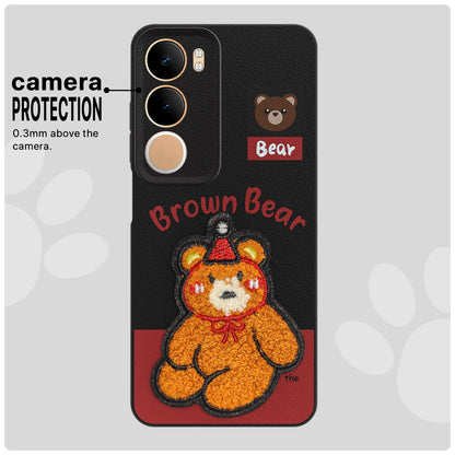 Pikkme Vivo Y19s/Y29 5G Plush Patch cherry mobile cover – photo 6