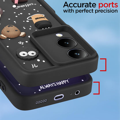 Pikkme black Silicone phone cover for Vivo Y17s/Y28/3D – photo 4