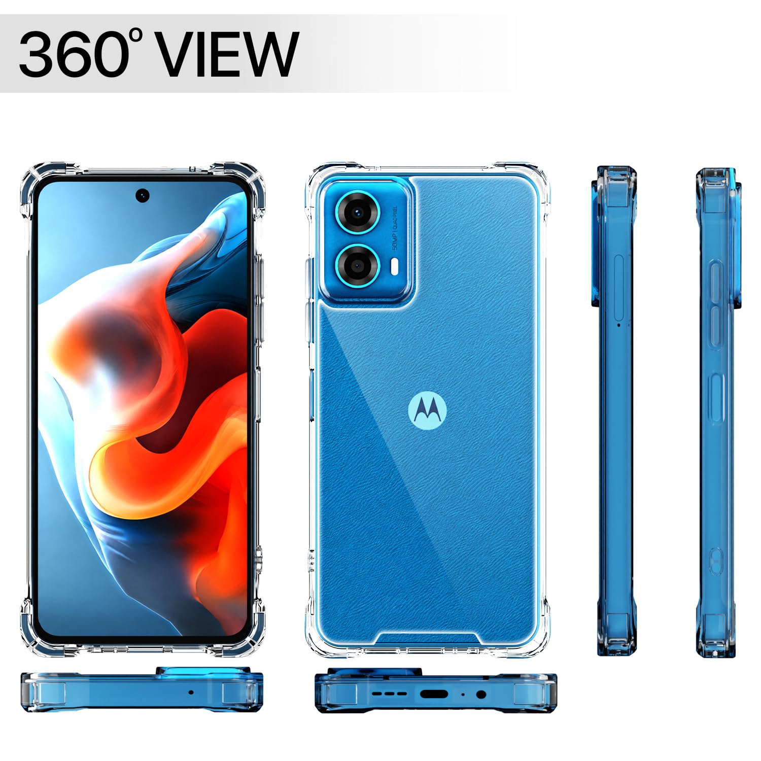 Pikkme Moto G34/G45 5G PC-TPU transparent back cover – photo 7