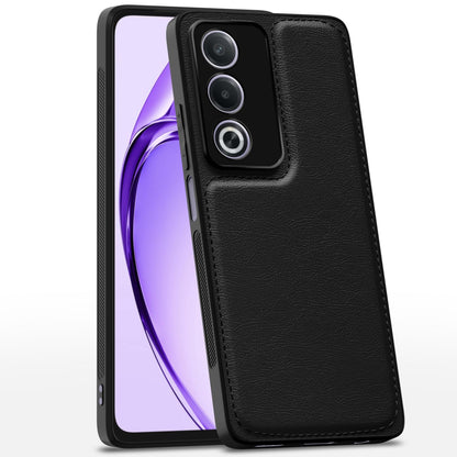  Oppo A3 Pro 5G Leather Back Case - Black