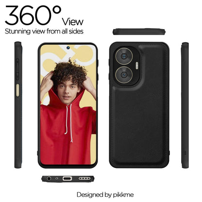 Black phone cover for Realme C55/Narzo N55 – Pikkme – photo 2