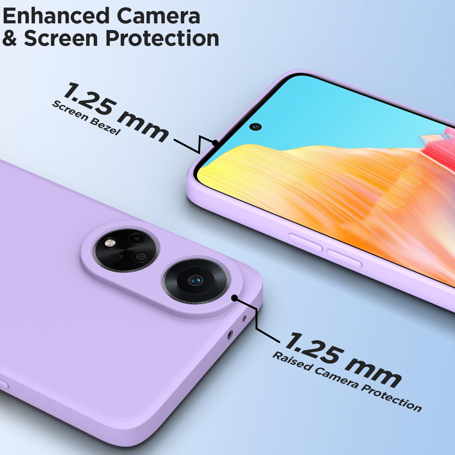 Oppo F23 5G mobile back cover in purple by Pikkme – photo 2