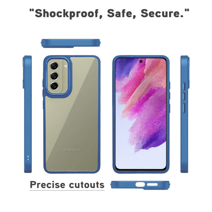 Samsung S21 FE mobile back cover in dark blue by Pikkme – photo 3