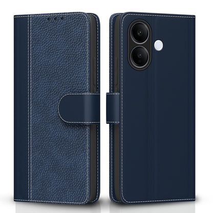 Pikkme blue Wallet flip case for Vivo V60 Lite 5G