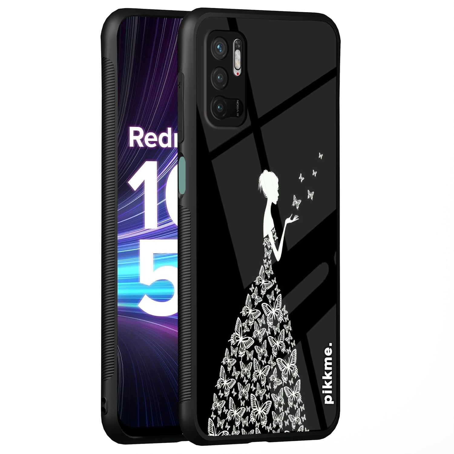 Pikkme Redmi Note 10T/Poco M3 Pro 5G Hybrid mobile back cover