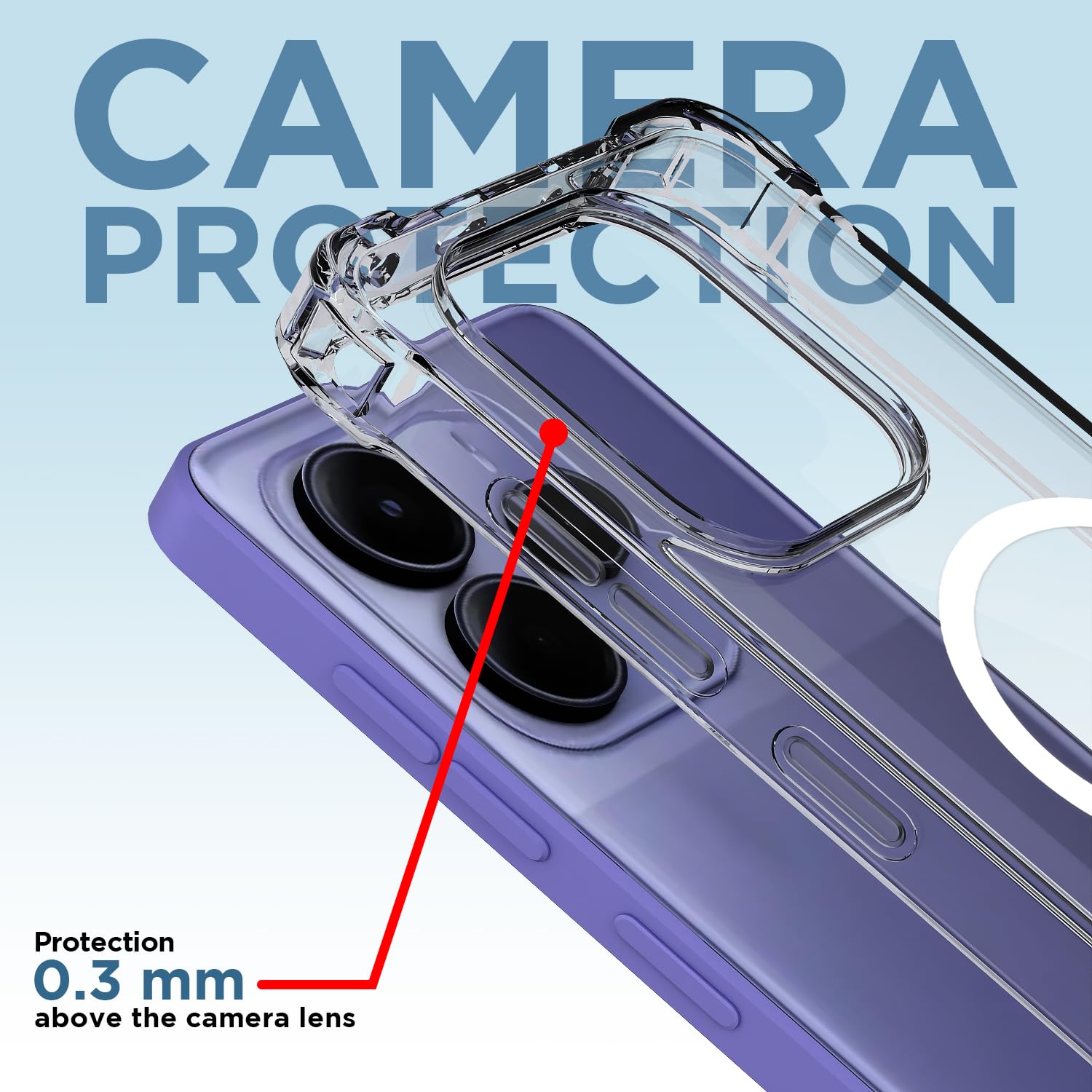 Pikkme transparent mag-safe back cover for Redmi Note 14/13 5G – photo 5