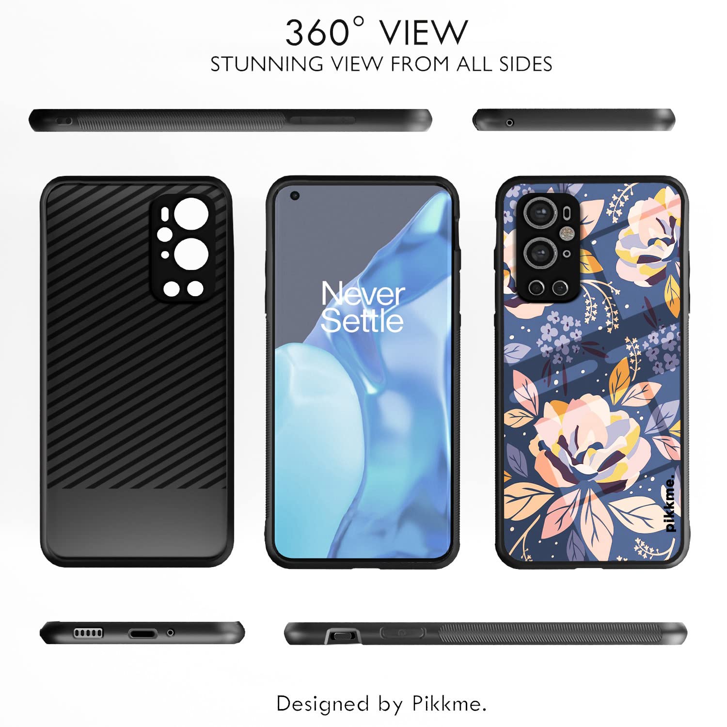 Pikkme Flower mobile cover for OnePlus 9 Pro – photo 2