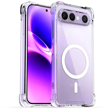 Pikkme Vivo X300 FE 5G MagSafe transparent mag-safe back cover