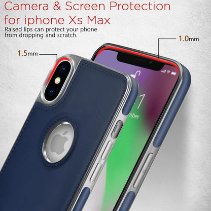 Pikkme chrome blue Leatherback phone cover for iPhone XS Max – photo 5