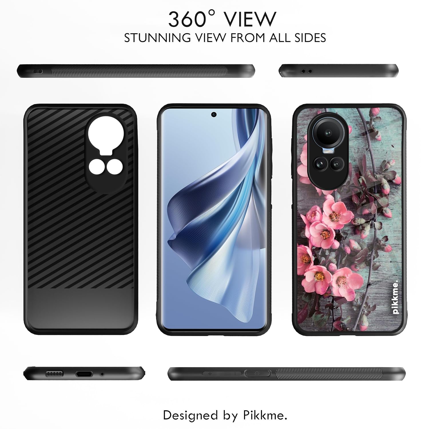 Pikkme Oppo Reno 10 Pro 5G Flower mobile back cover – photo 2
