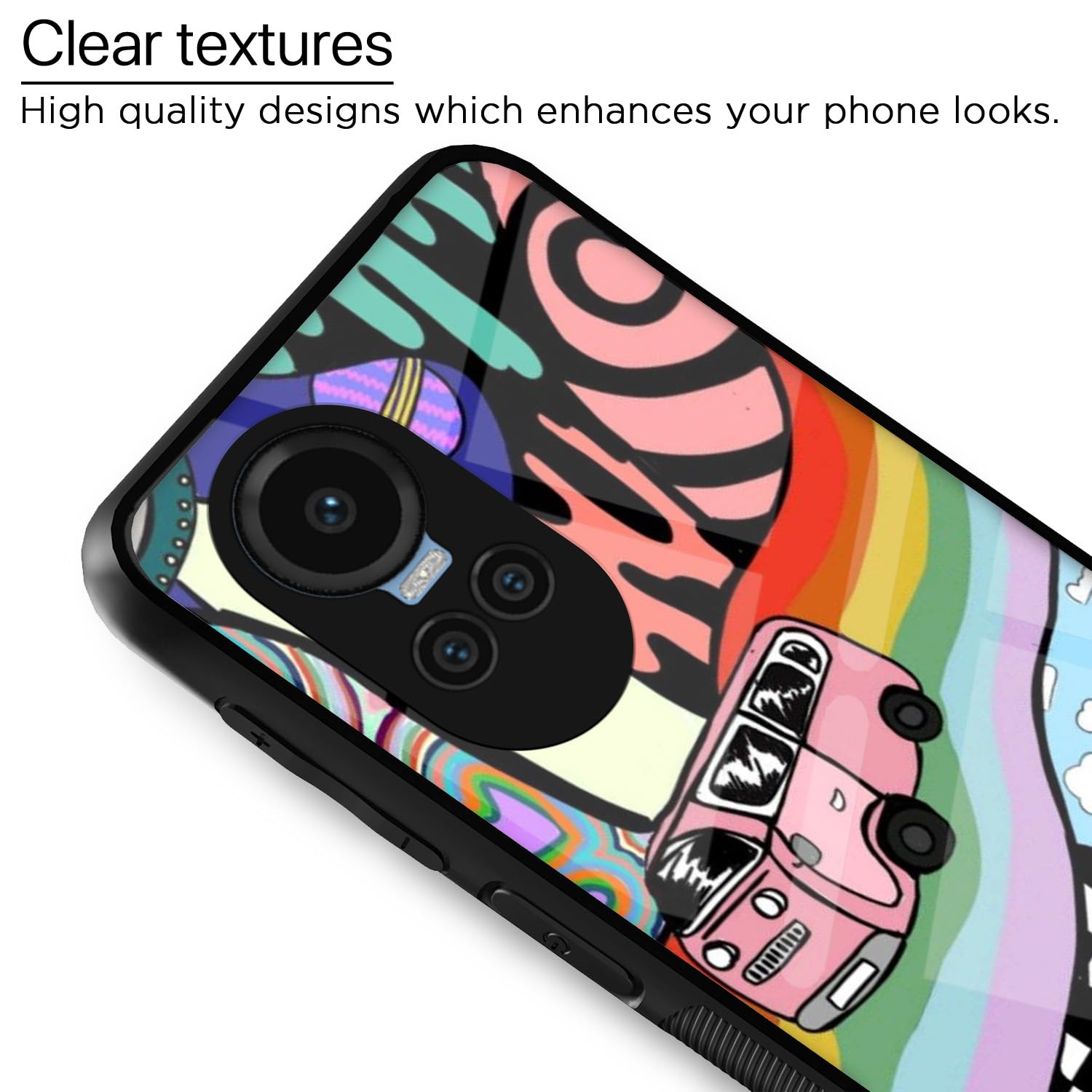Oppo Reno 10 Pro 5G Cat mobile back cover by Pikkme – photo 4