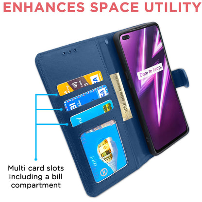 Pikkme blue wallet flip cover for Realme 6 Pro – photo 3