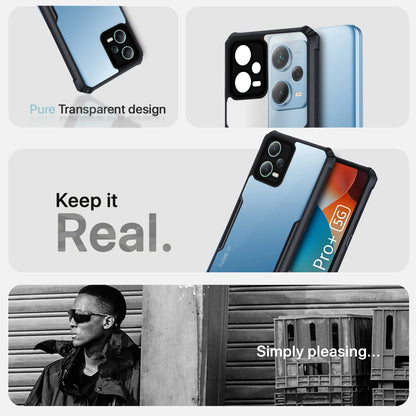 Black Hybrid back cover for Redmi Note 12 Pro Plus 5G – Pikkme – photo 4