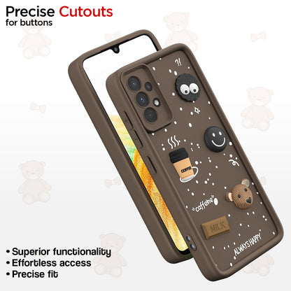 Pikkme Samsung A33 5G/3D Silicone brown back cover – photo 6