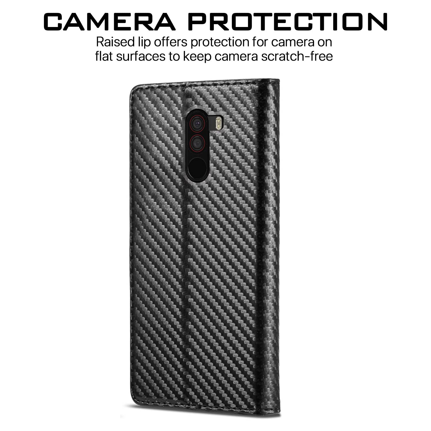 Pikkme Poco F1 Wallet black flip cover – photo 4