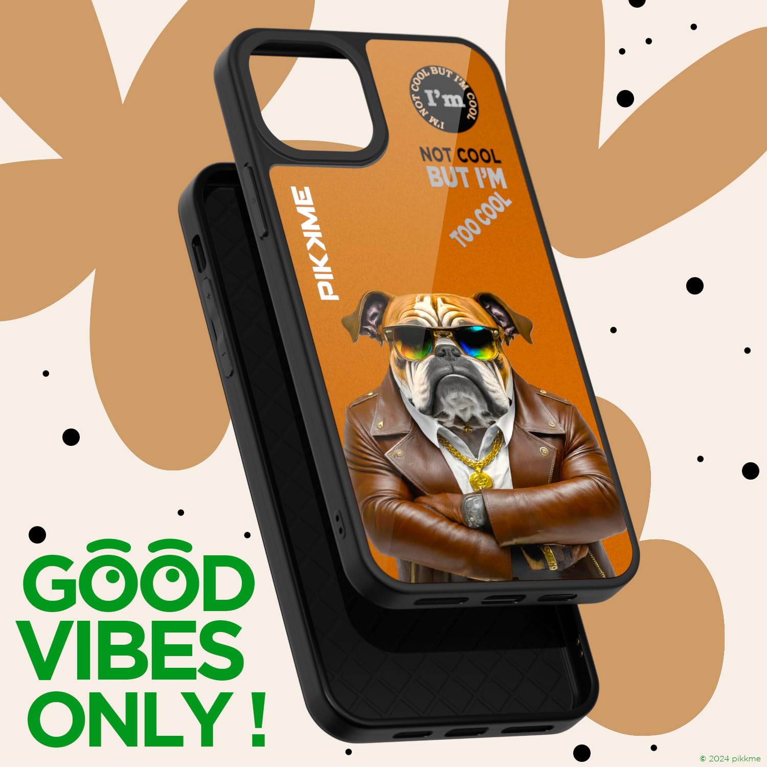 Pikkme Dog Swag mobile cover for iPhone 15 Plus – photo 3