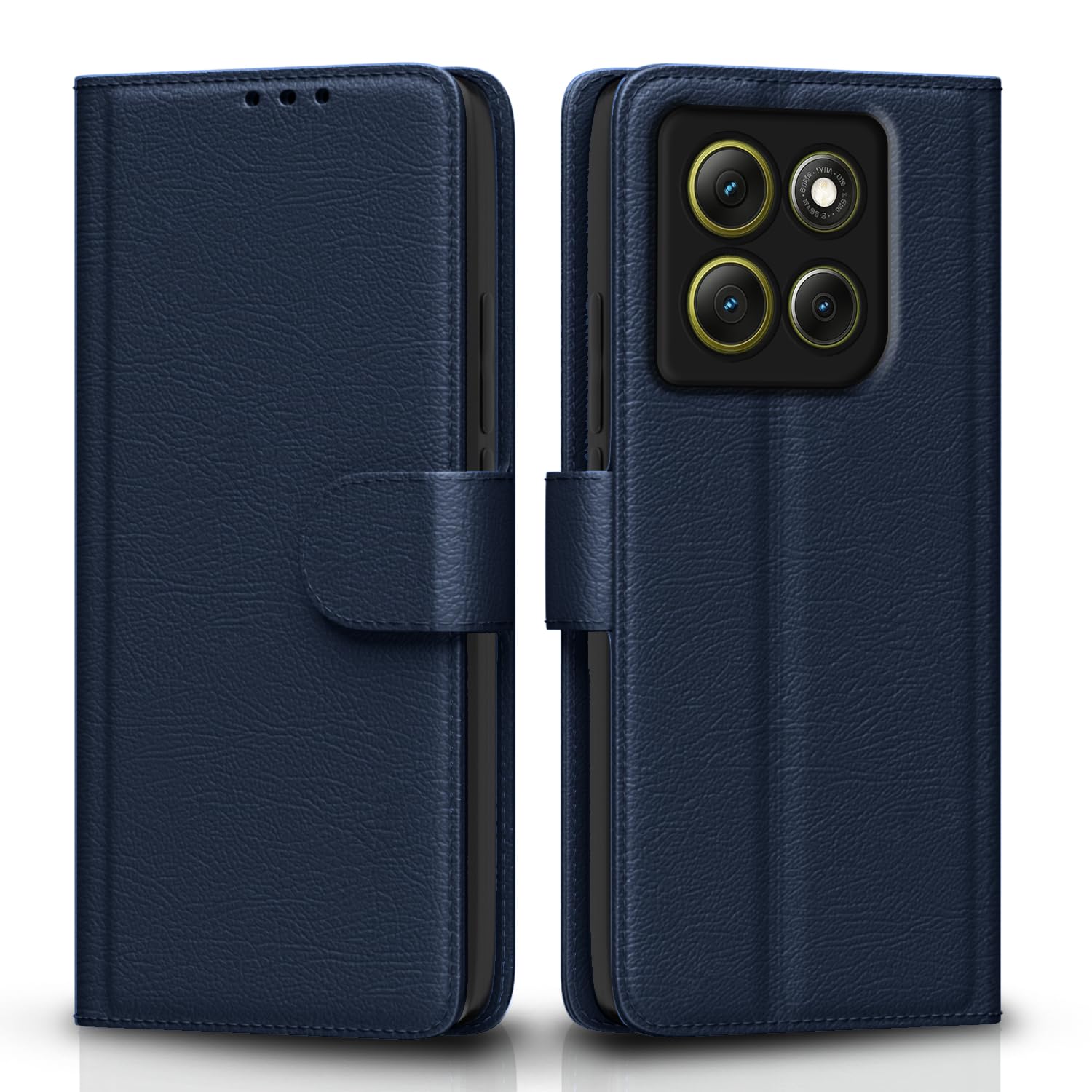 Pikkme Moto G86 Power 5G Wallet blue flip cover
