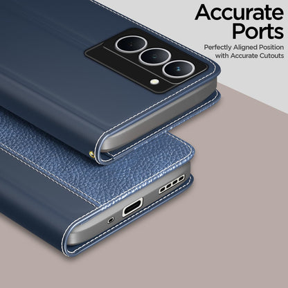 Pikkme blue mobile flip cover for Realme Narzo 80x/P3x/14X 5G – photo 2