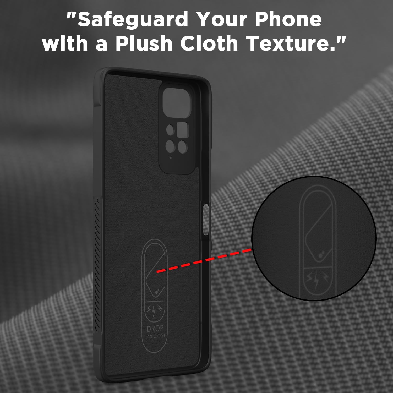 Pikkme Redmi Note 11 4G/Note 11S Liquid Silicone black back cover – photo 5