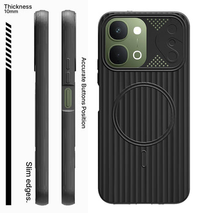 Black MagSafe phone cover for Vivo T5x/Y51 Pro/iQOO Z11x 5G – Pikkme – photo 3