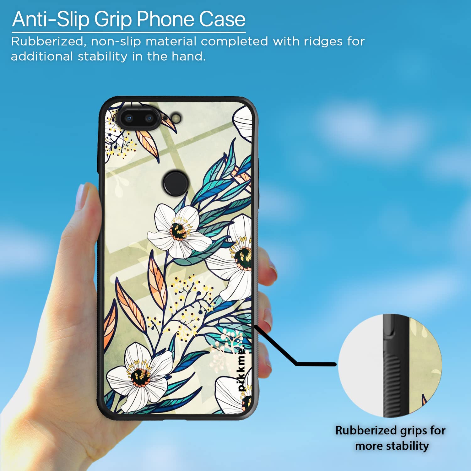 Pikkme OnePlus 5T Flower mobile back cover – photo 5