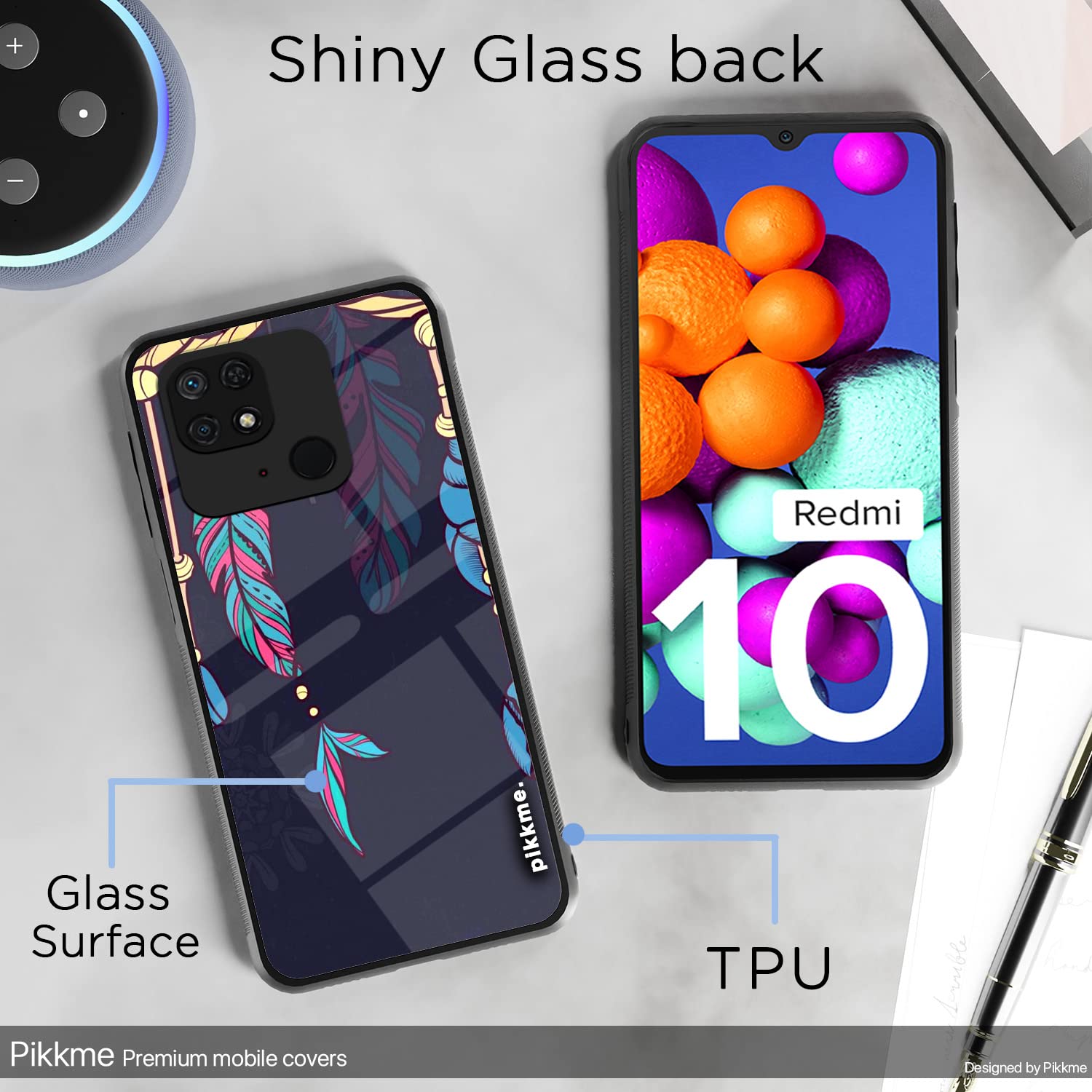 Pikkme Redmi 10/10 Power Flower back cover – photo 3
