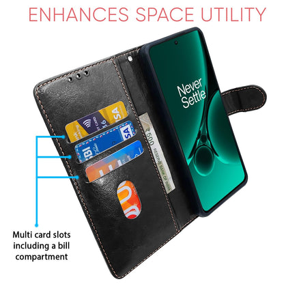 Pikkme OnePlus Nord CE 3 5G Magnetic black & brown flip case – photo 3