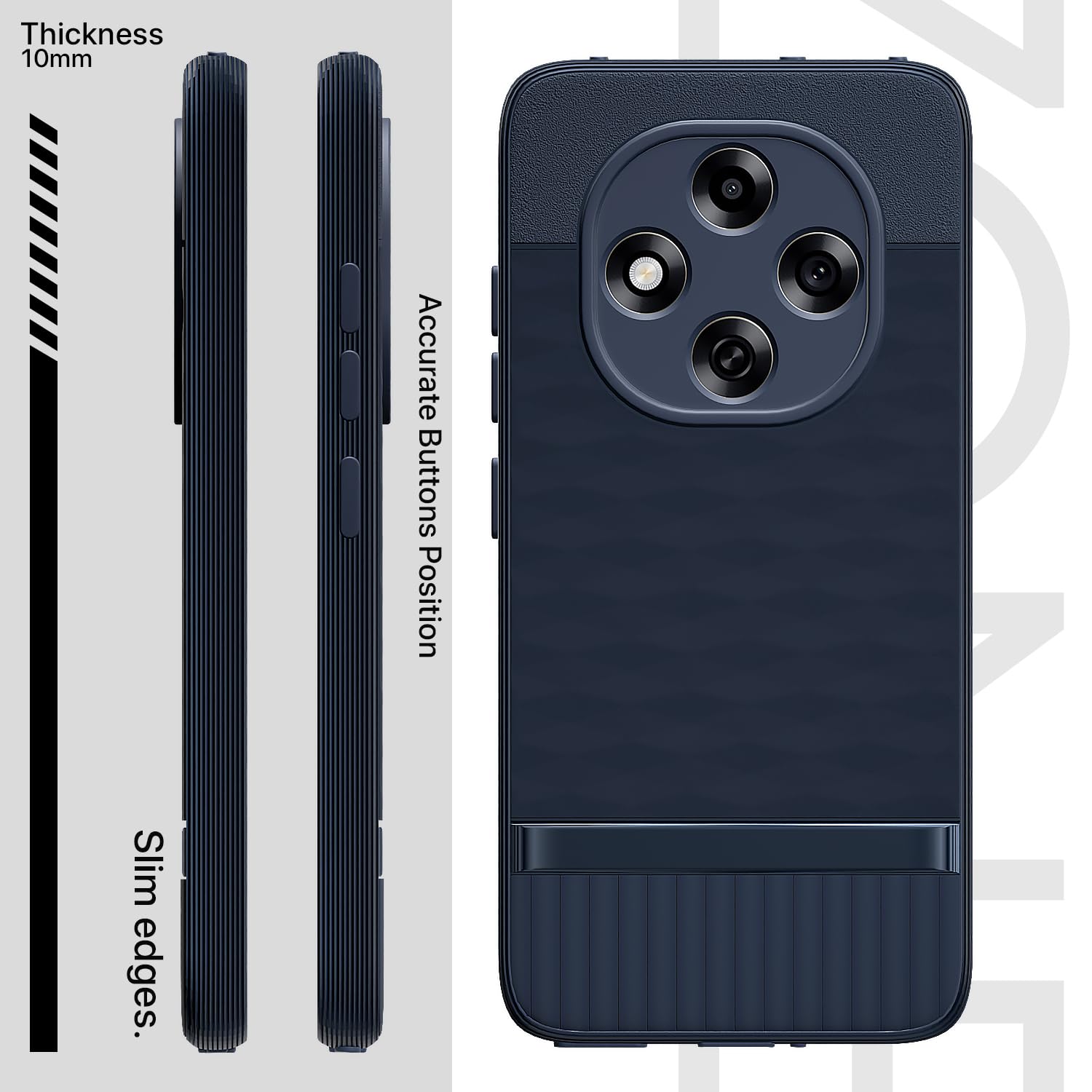 Pikkme blue Silicone phone cover for Oppo F31 Pro 5G – photo 3