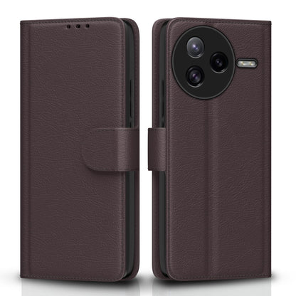  Poco F7 Ultra 5G Vintage Flip Cover  - Coffee