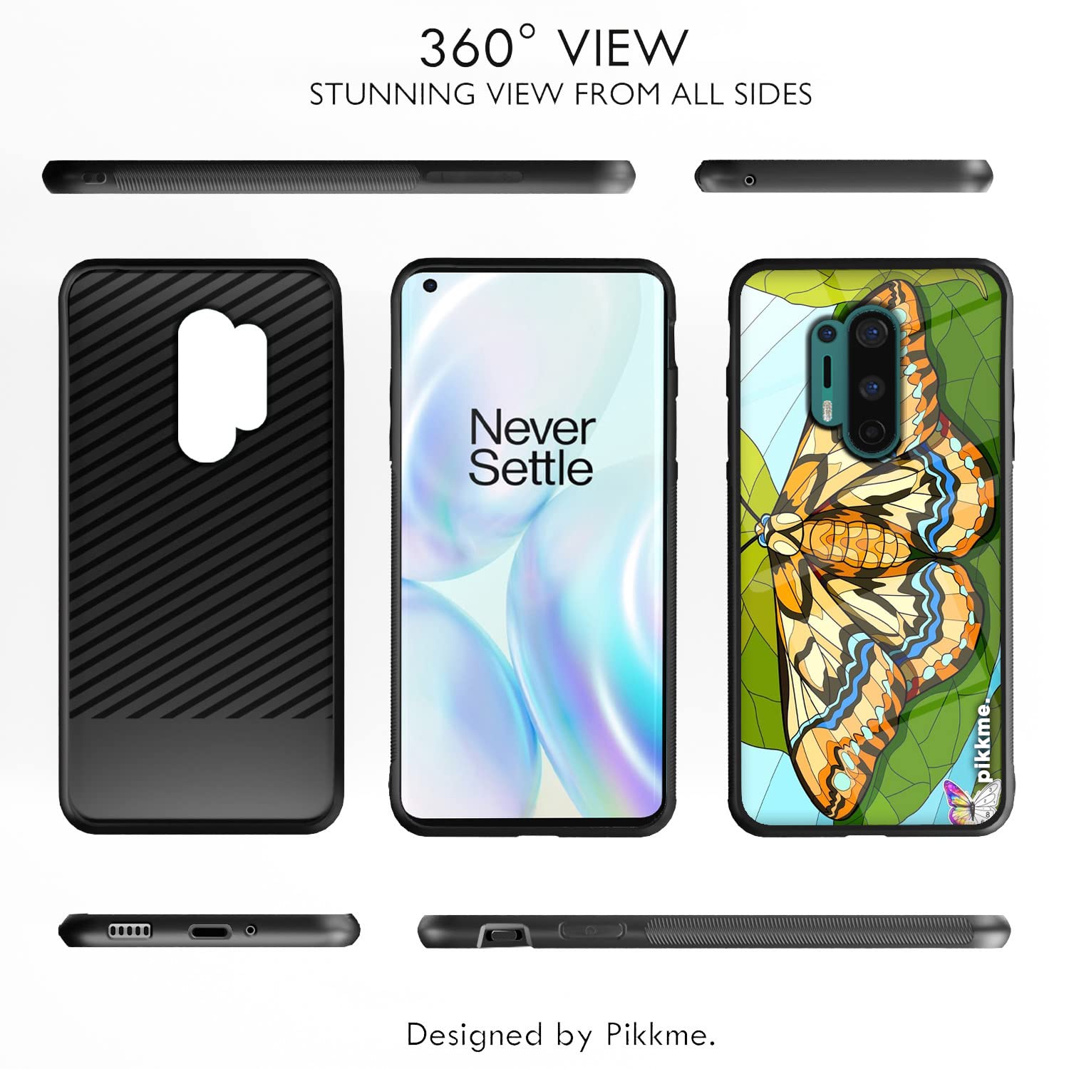 Pikkme OnePlus 8 Pro Hybrid mobile back cover – photo 2