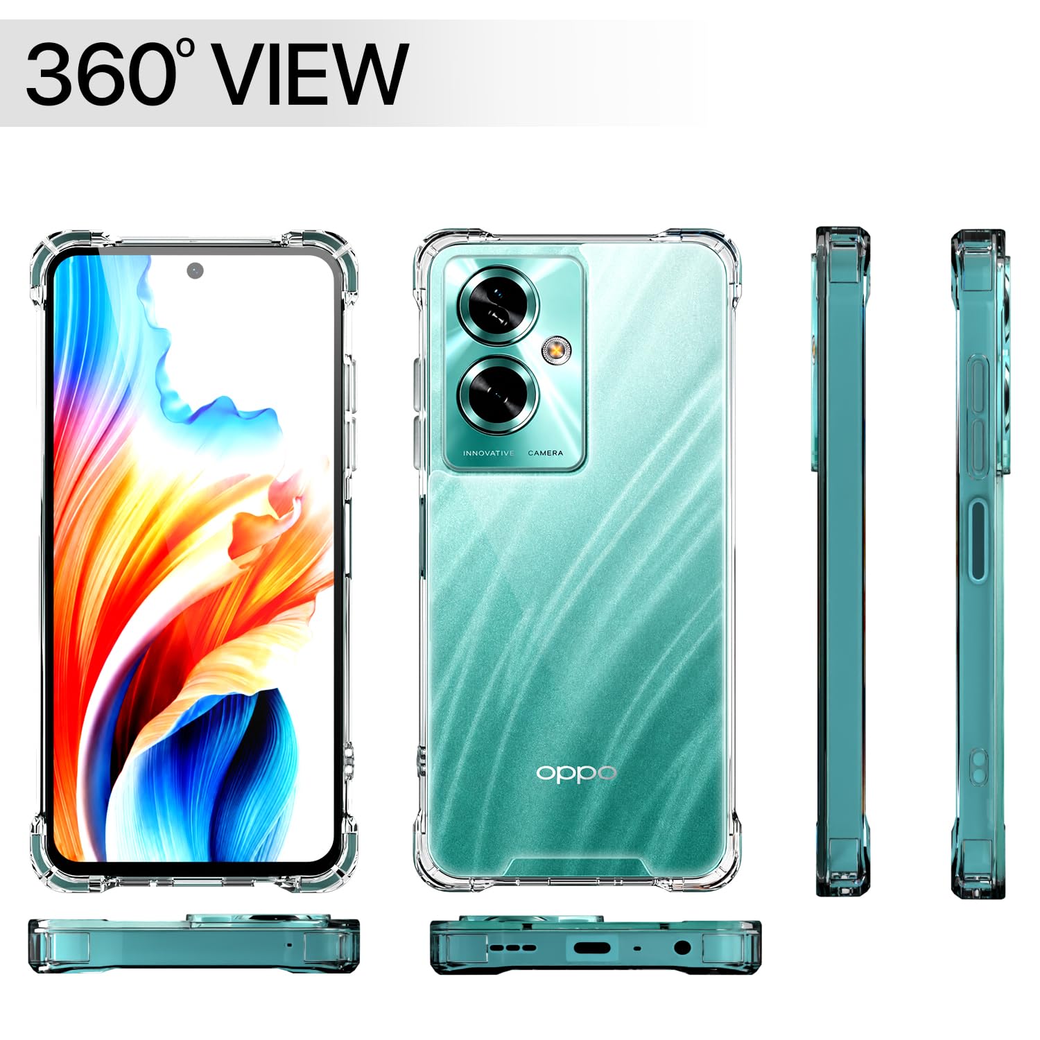 Pikkme transparent PC-TPU back cover for Oppo A79 5G – photo 7