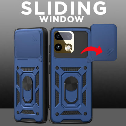 Pikkme blue D10 Camera Shield phone cover for Realme 16 Pro Plus 5G/360 – photo 2