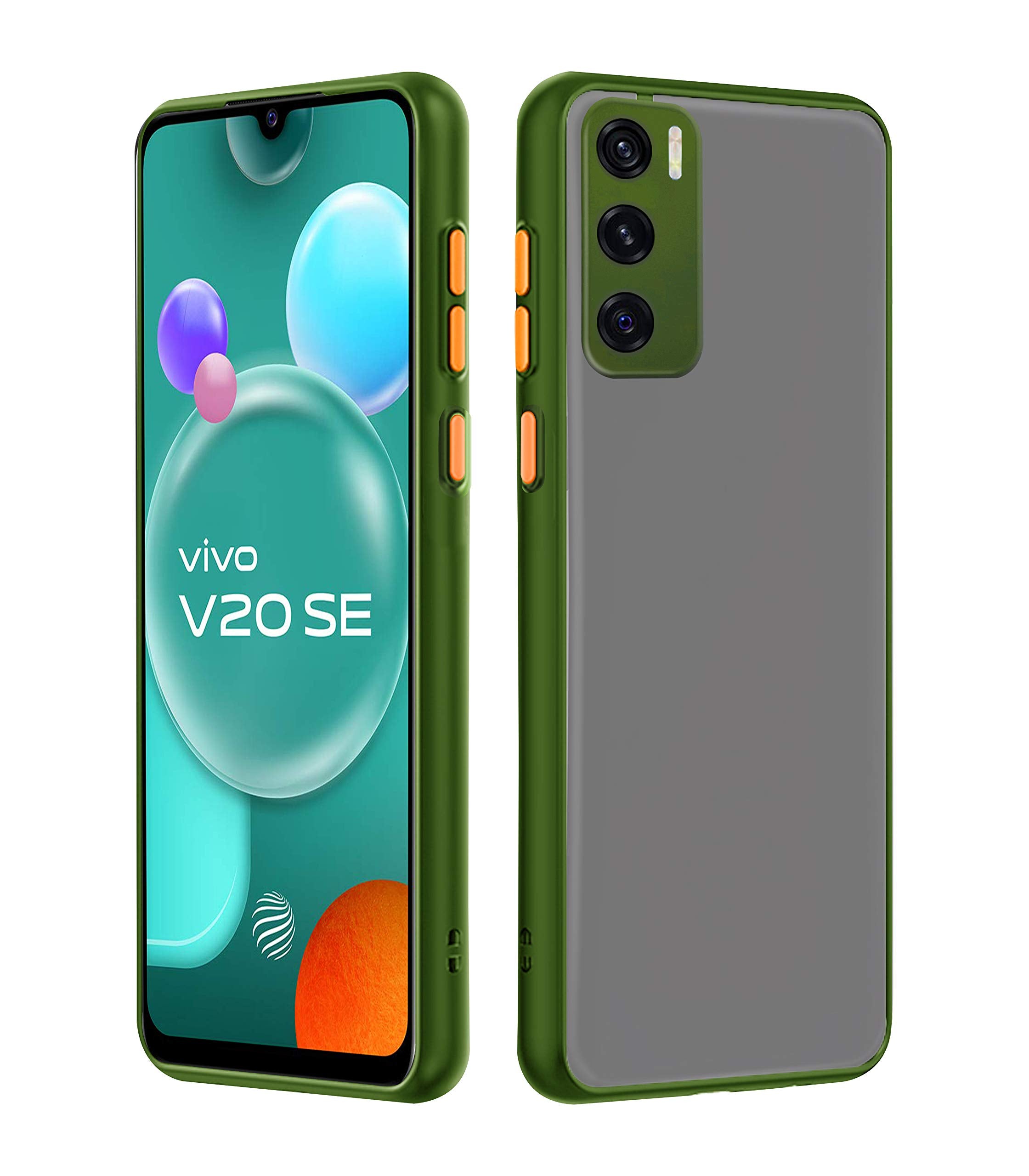 Pikkme Vivo V20 SE Matte light green mobile cover
