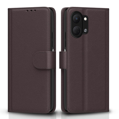 Tecno Spark Go 3 Wallet flip case in coffee by Pikkme