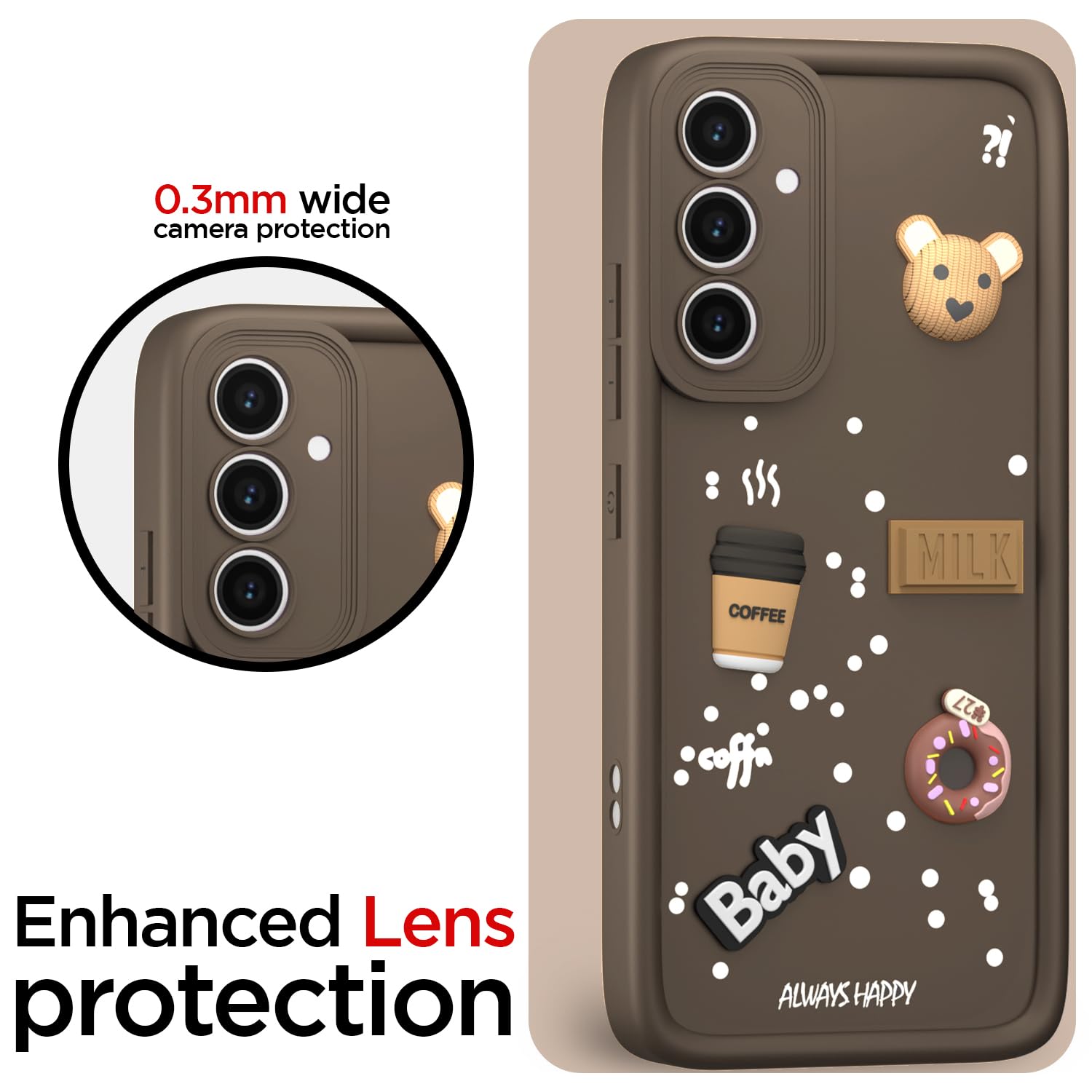 Pikkme brown back cover for Samsung S23 FE 5G – photo 5