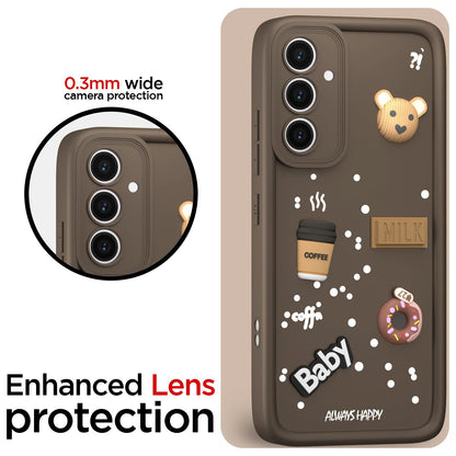 Samsung S23 FE 5G/3D back cover in brown by Pikkme – photo 5