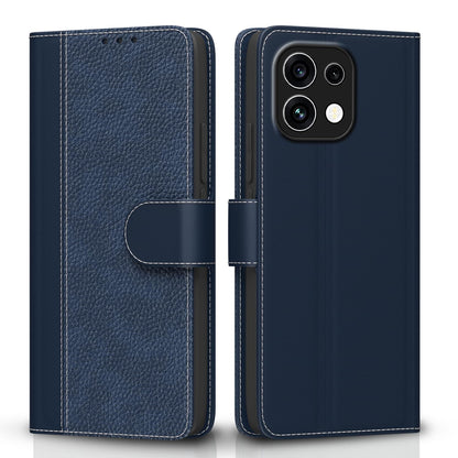 Oppo Reno 16c 5G flip cover in blue by Pikkme