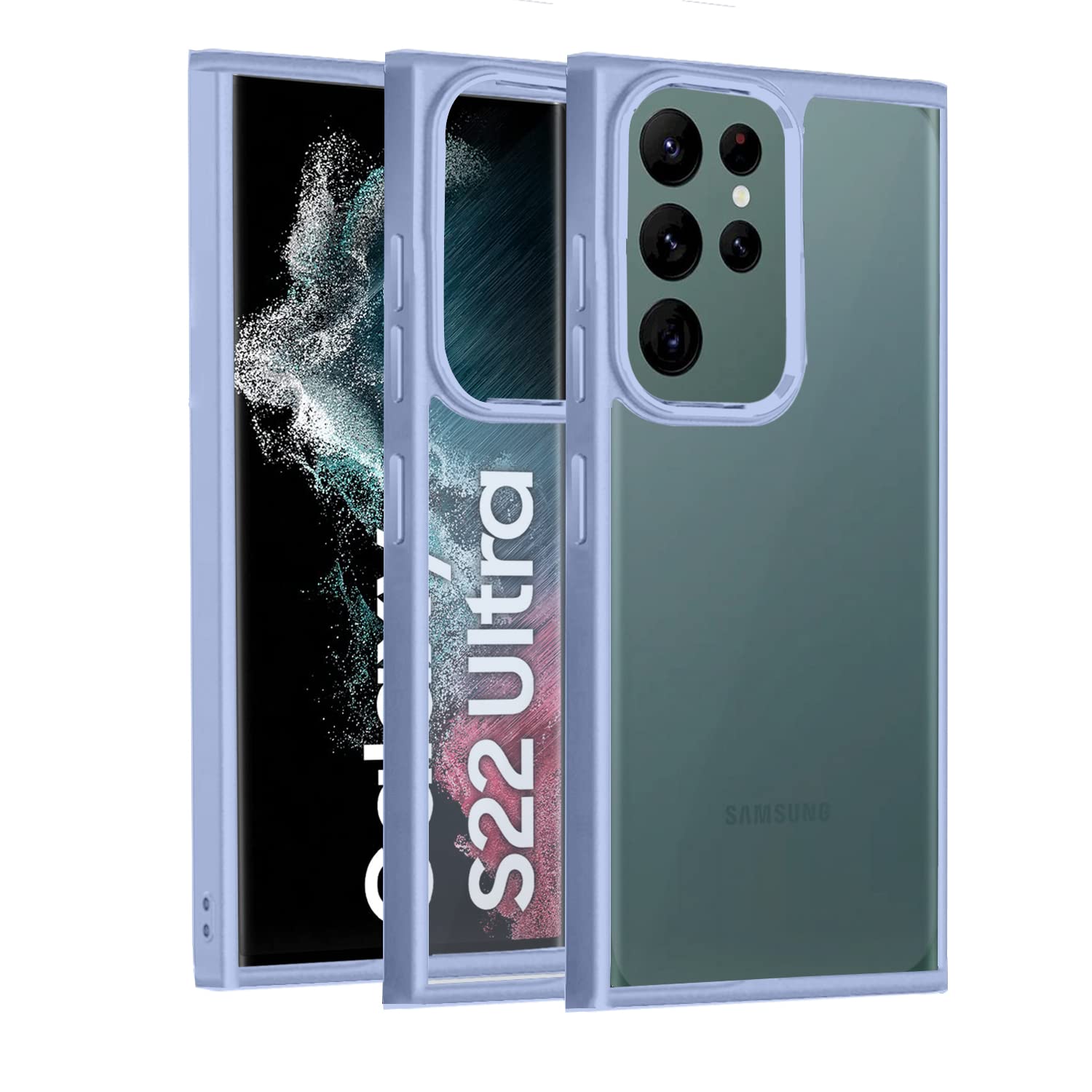 Sierra blue mobile back cover for Samsung S22 Ultra – Pikkme