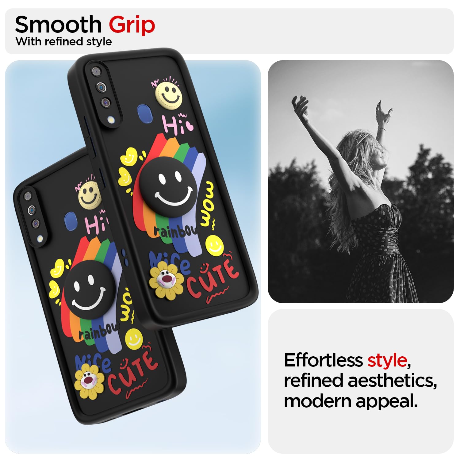 Pikkme Samsung M30 Soft Silicone black back cover – photo 2