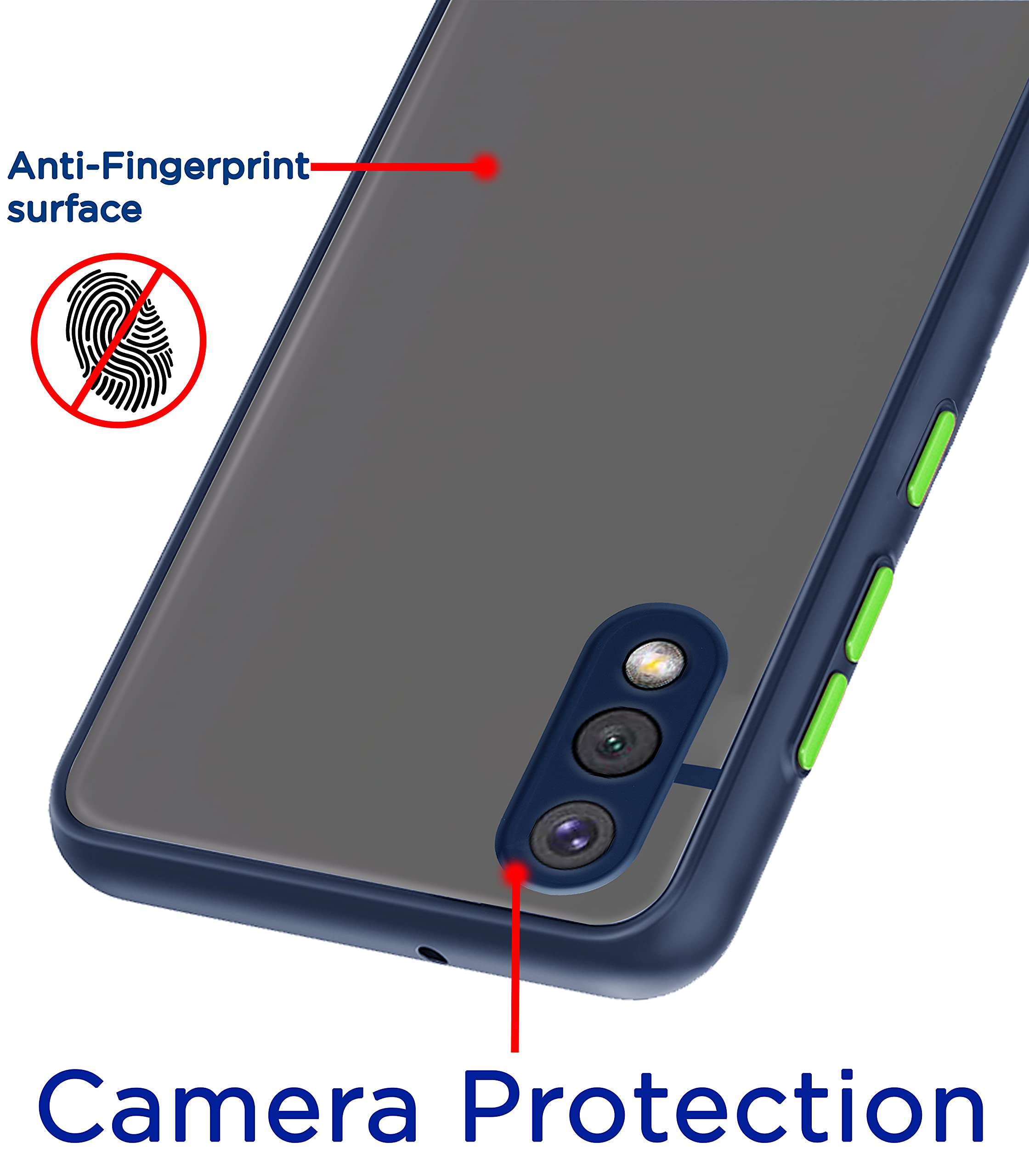 Pikkme blue mobile back cover for Samsung M02 – photo 2