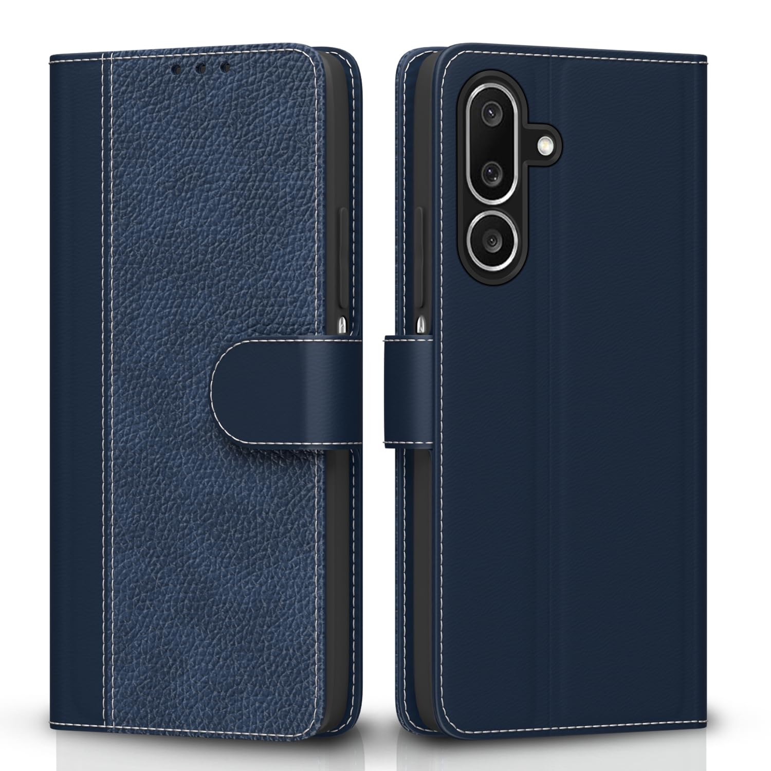 Samsung M36 5G mobile flip cover in blue by Pikkme
