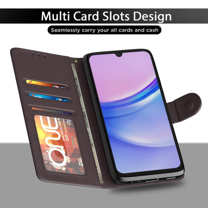 Samsung A16 5G Wallet wallet flip cover in coffee by Pikkme – photo 5