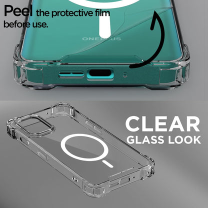 OnePlus 8T/9R mobile cover in transparent mag-safe by Pikkme – photo 3