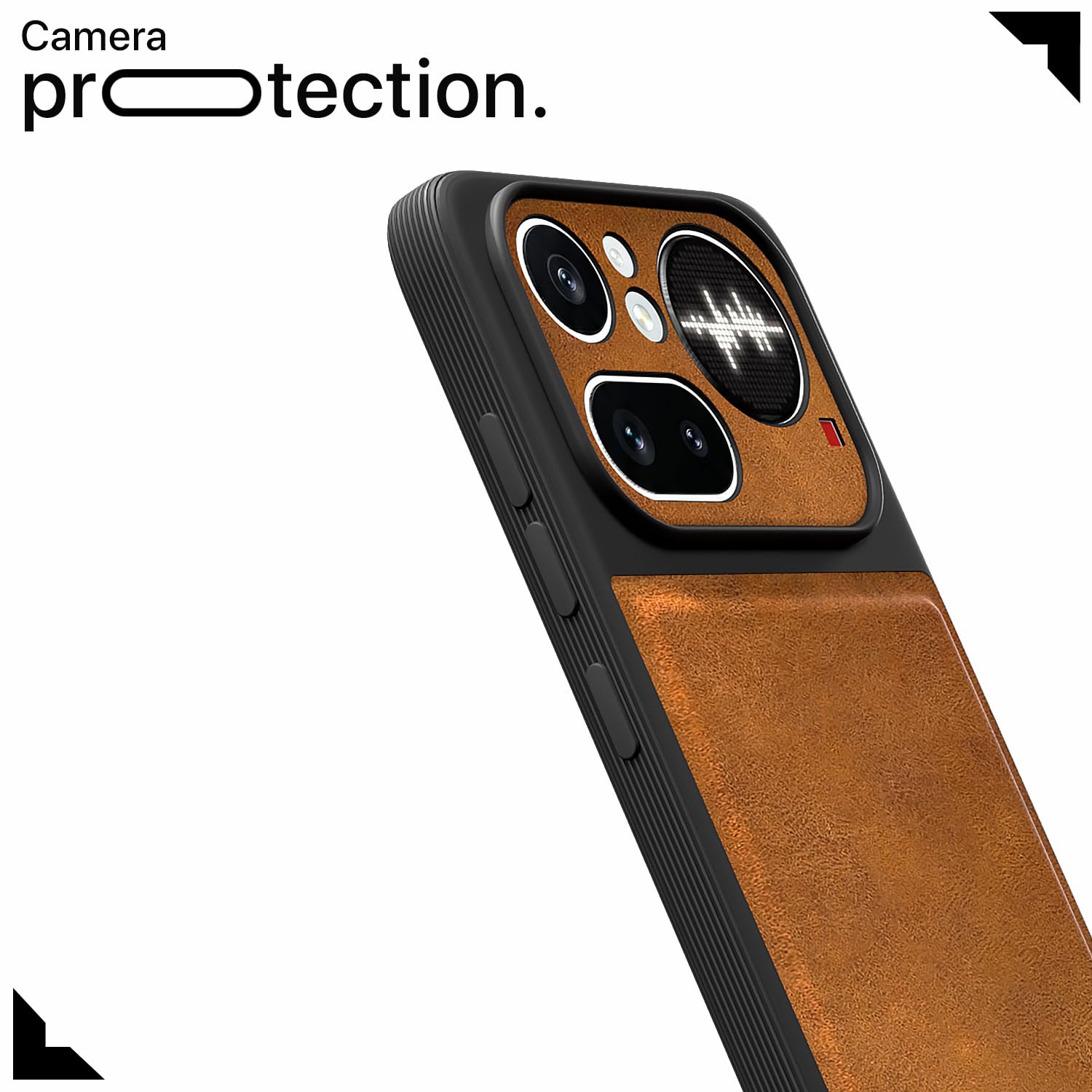 Brown Leather mobile cover for Nothing Phone 4a Pro 5G – Pikkme – photo 5