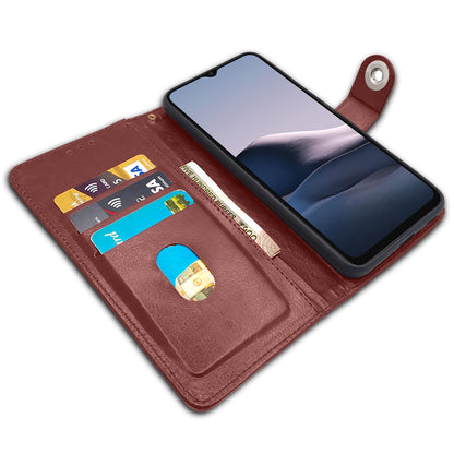Pikkme button brown flip case for Vivo Y12s/Y20/Y20i/Y20G – photo 3