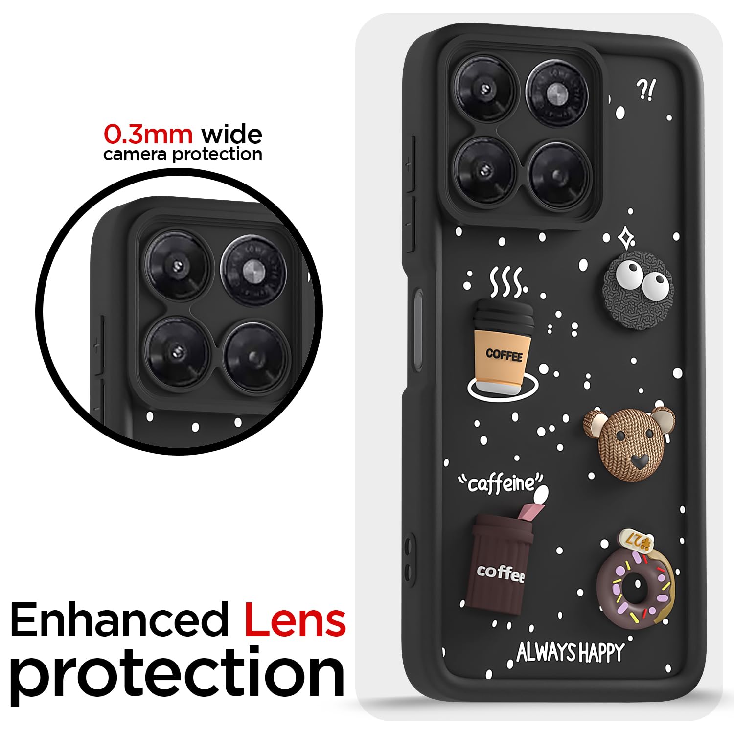 Pikkme Moto G37 Power 5G black back cover – photo 5