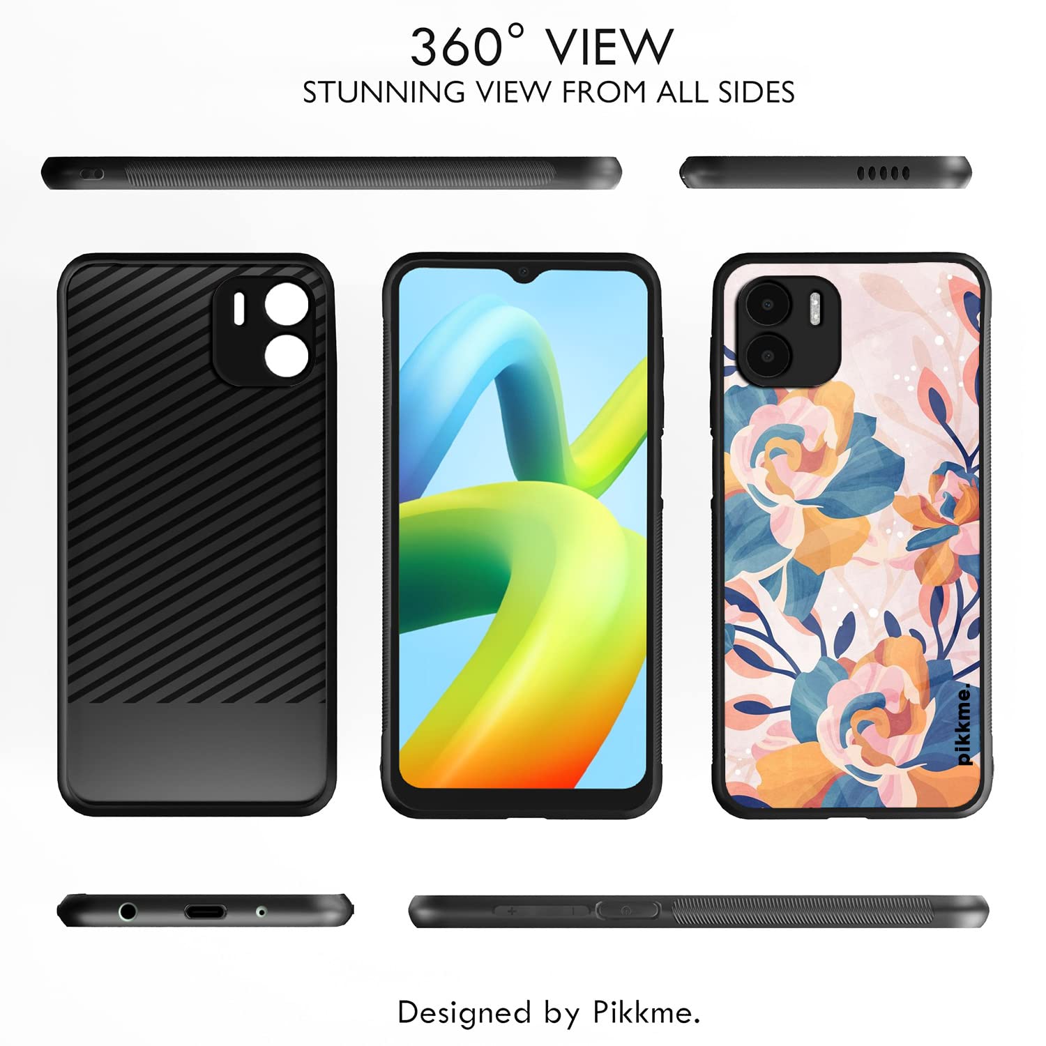 Flower Phone cover for Redmi A1/A2 – Pikkme – photo 2