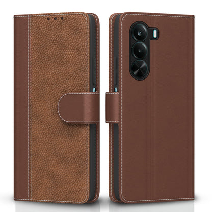 Pikkme Realme P4x 5G Wallet tan flip cover