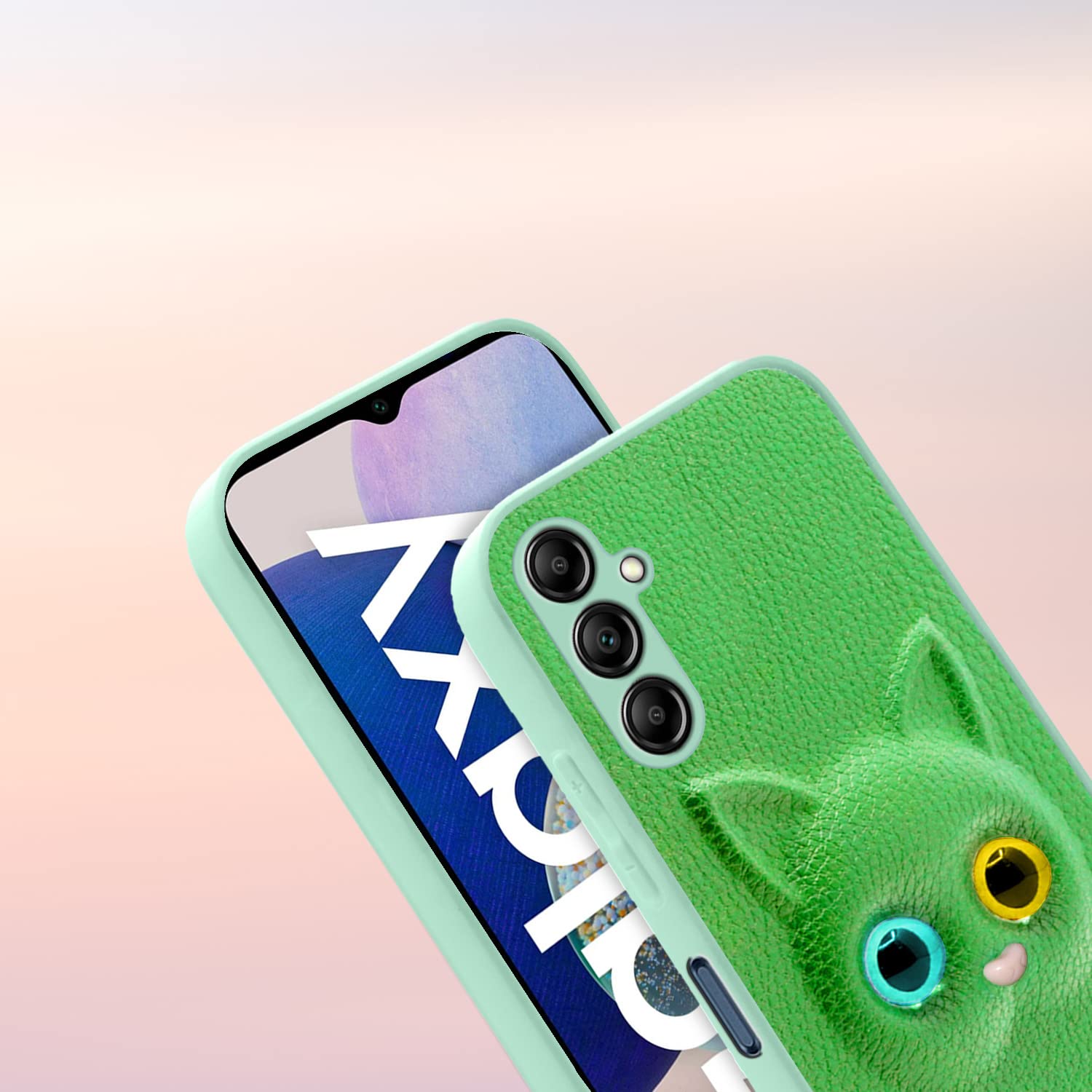Pikkme Samsung A14 5G Cat green mobile cover – photo 7