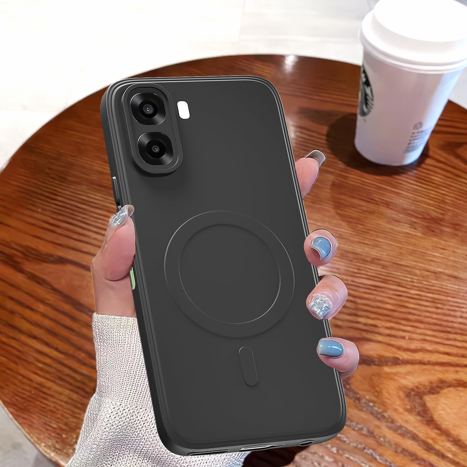 Pikkme black mobile back cover for Oppo A6X 5G – photo 7
